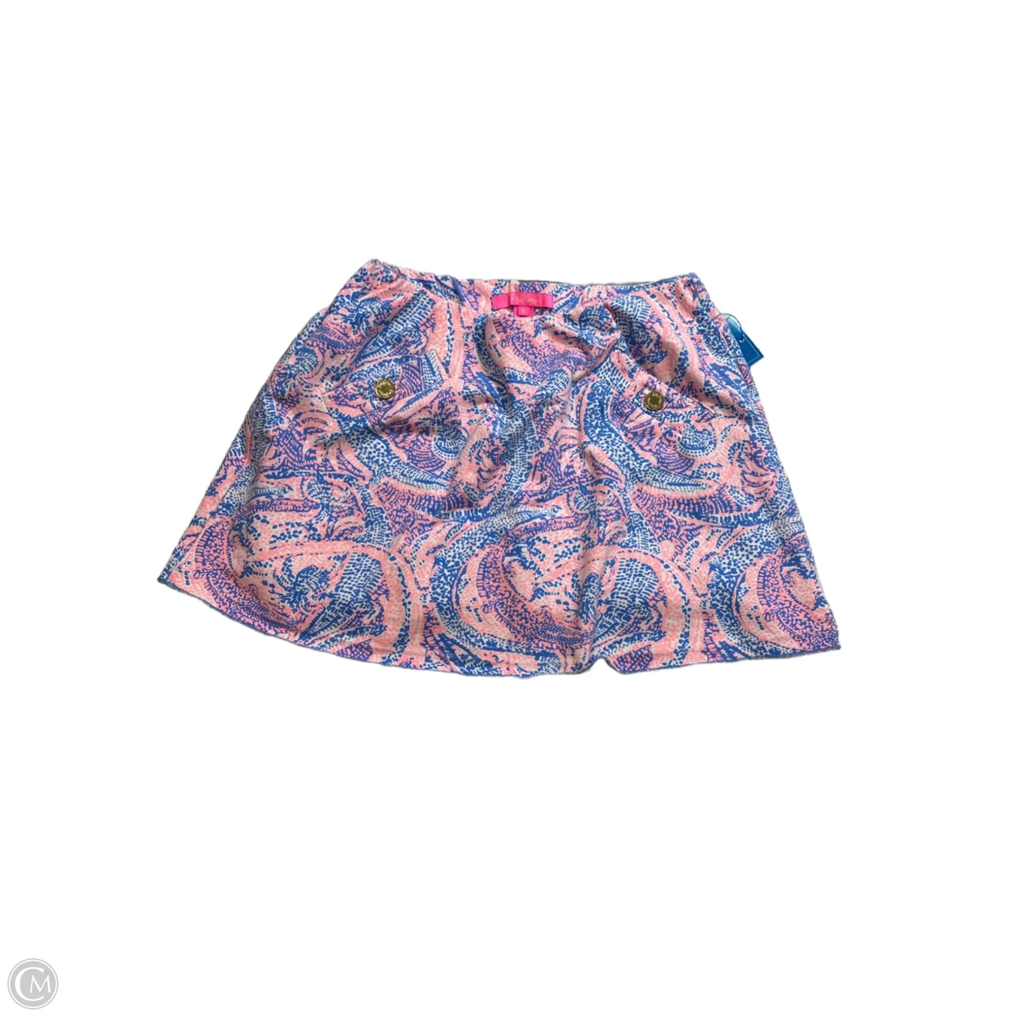 Skirt Designer By Lilly Pulitzer In Pink, Size: S silk skirt smooth