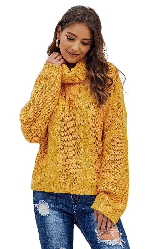 Winter Turtleneck Sweater Nylon Fabric Polyester Fabric Spandex Fabric