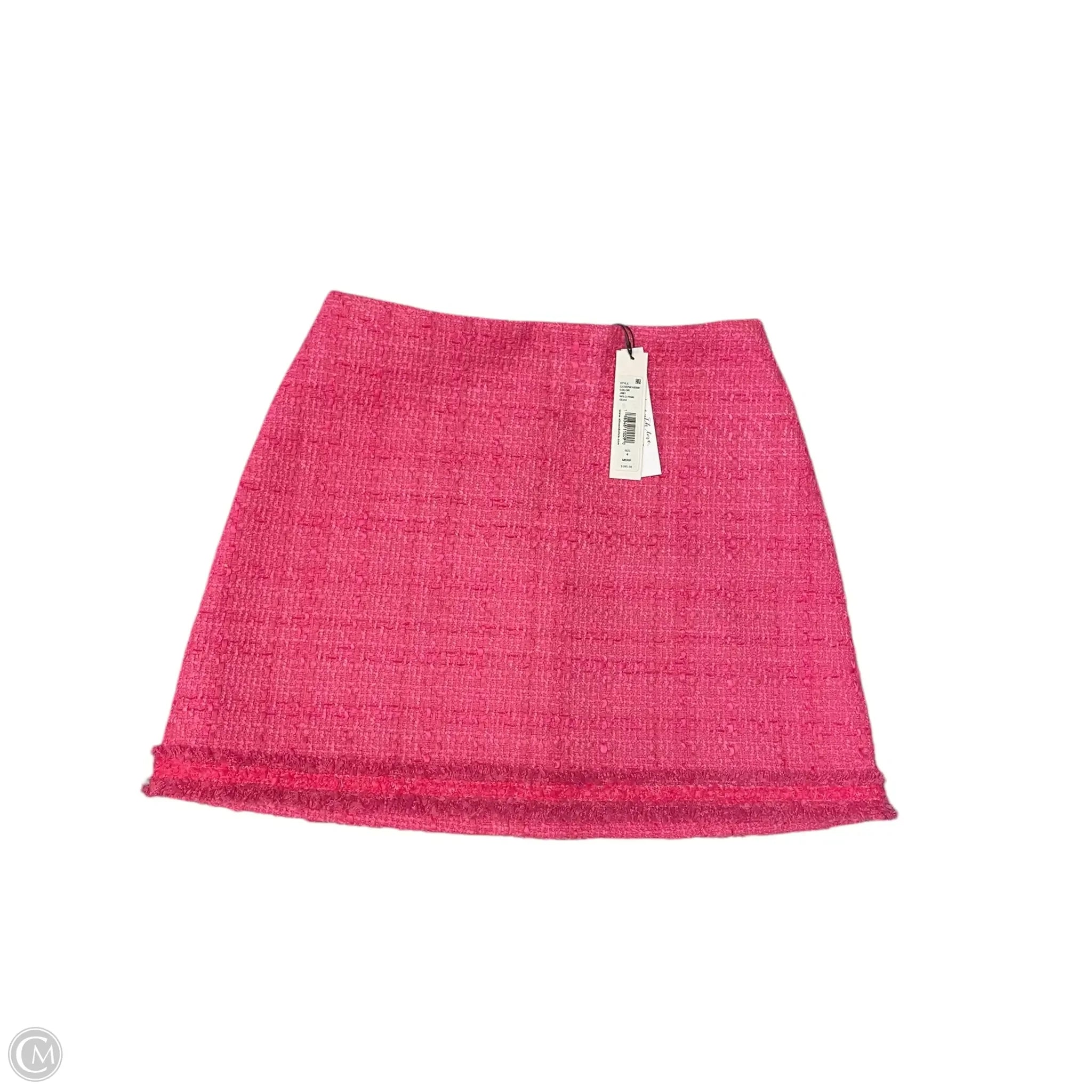 Skirt Designer By Alice + Olivia In Pink, Size: 4 chiffon skirt airy