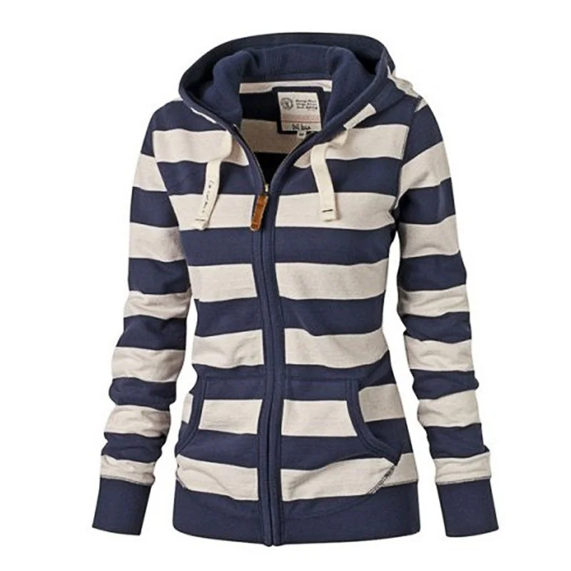 Hooded large size long sleeve striped sweater Faux Fur Fabric Real Fur Fabric Shearling Fabric Hooded large size long sleeve striped sweater Faux Fur Fabric Real Fur Fabric Shearling Fabric
