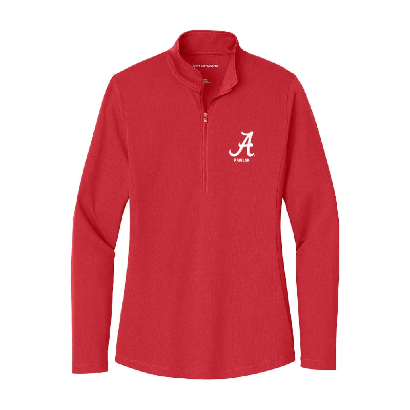 Alabama - NCAA Women's Gymnastics : Natalia Pawlak - Women's Lightweight Quarter Zip Jacket Insulated Jacket Fitted Jacket Loose Jacket Alabama - NCAA Women's Gymnastics : Natalia Pawlak - Women's Lightweight Quarter Zip Jacket Insulated Jacket Fitted Jacket Loose Jacket