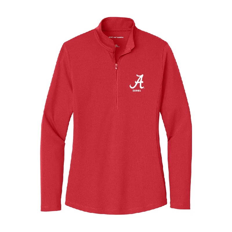 Alabama - NCAA Women's Gymnastics : Brooke Dennis - Women's Lightweight Quarter Zip Jacket Jersey Jacket Tulle Jacket Batik Jacket Alabama - NCAA Women's Gymnastics : Brooke Dennis - Women's Lightweight Quarter Zip Jacket Jersey Jacket Tulle Jacket Batik Jacket
