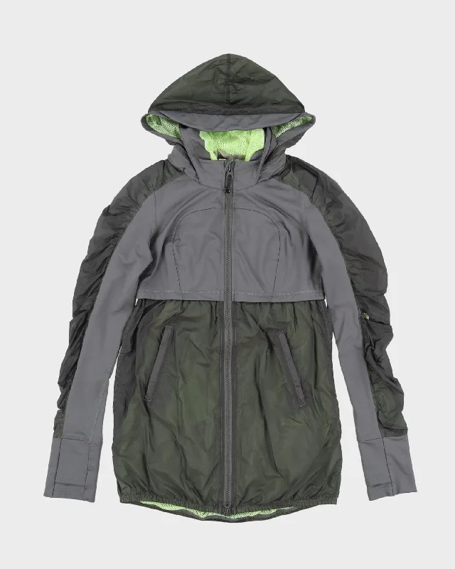 Lululemon Grey Hooded Anorak Rain Jacket - S Insulated Jacket Fitted Jacket Loose Jacket Lululemon Grey Hooded Anorak Rain Jacket - S Insulated Jacket Fitted Jacket Loose Jacket