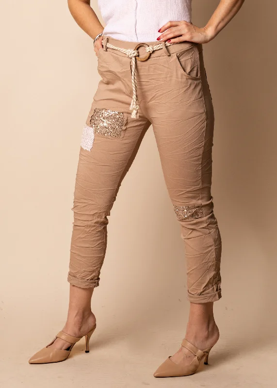 Ella Pants in Desert Fashionable Jogger Pants