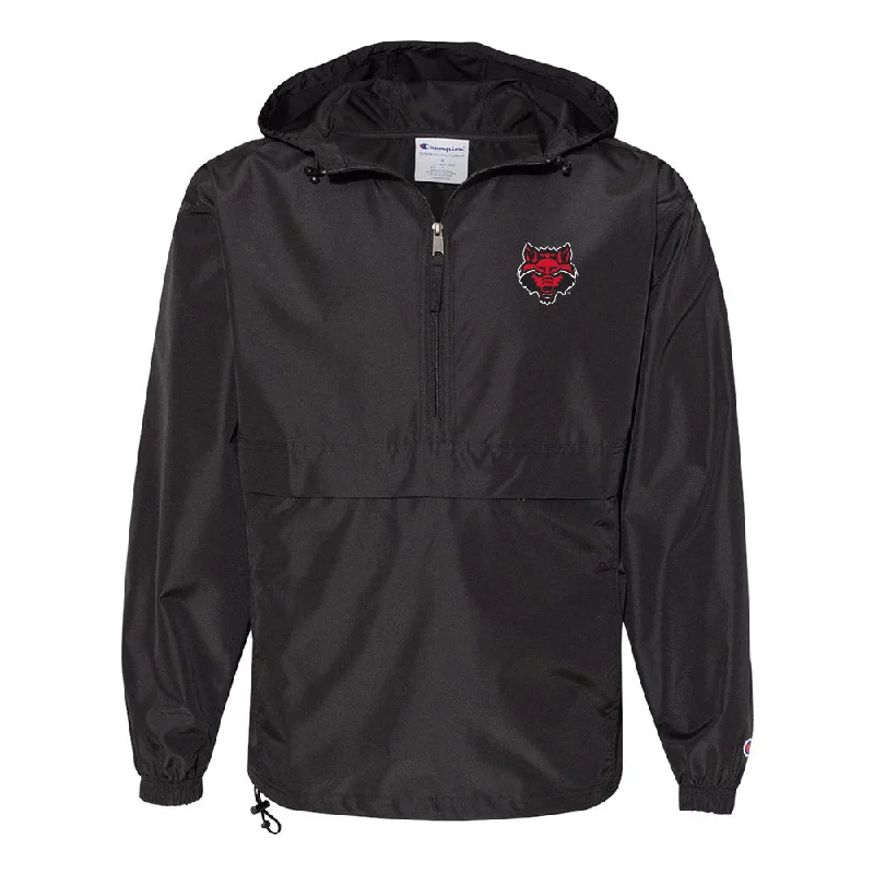 Arkansas State - NCAA Women's Cross Country : Maja Dzialoszewska - Quarter Zip Jacket Chenille Fabric Brocade Fabric Lace Fabric Arkansas State - NCAA Women's Cross Country : Maja Dzialoszewska - Quarter Zip Jacket Chenille Fabric Brocade Fabric Lace Fabric