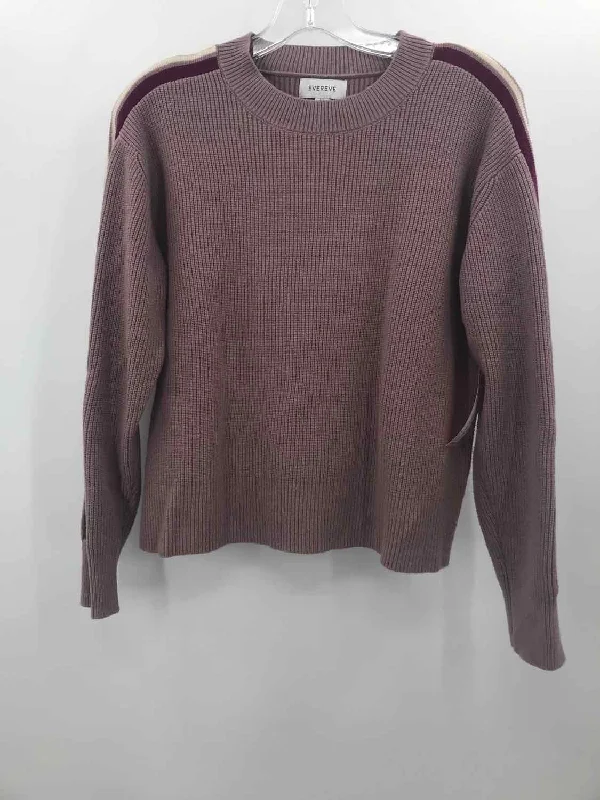 Pre-Owned Evereve Purple Size XS Sweater Fleece Fabric Down Fabric Feather Fabric