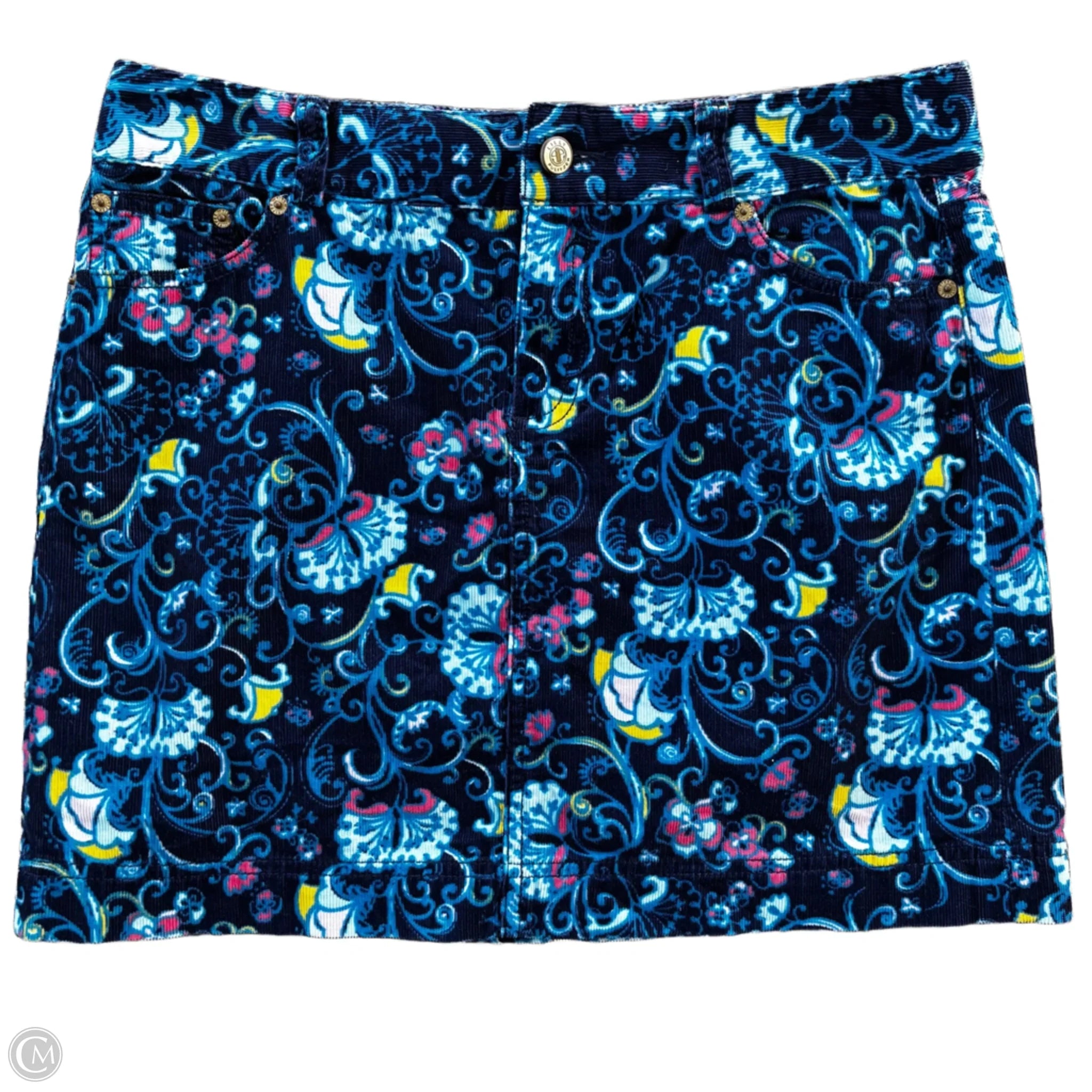 Skirt Designer By Lilly Pulitzer In Navy, Size: 4 lace skirt romantic