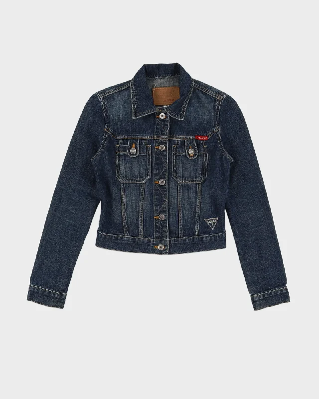 Y2K Guess Denim Jacket - XS Fleece Jacket Down Jacket Parka