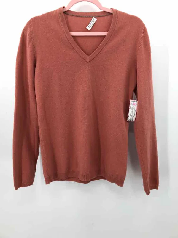 Pre-Owned Brunello Cucinelli Orange Size Large Cashmere Sweater Mesh Fabric Canvas Fabric Denim Fabric Pre-Owned Brunello Cucinelli Orange Size Large Cashmere Sweater Mesh Fabric Canvas Fabric Denim Fabric