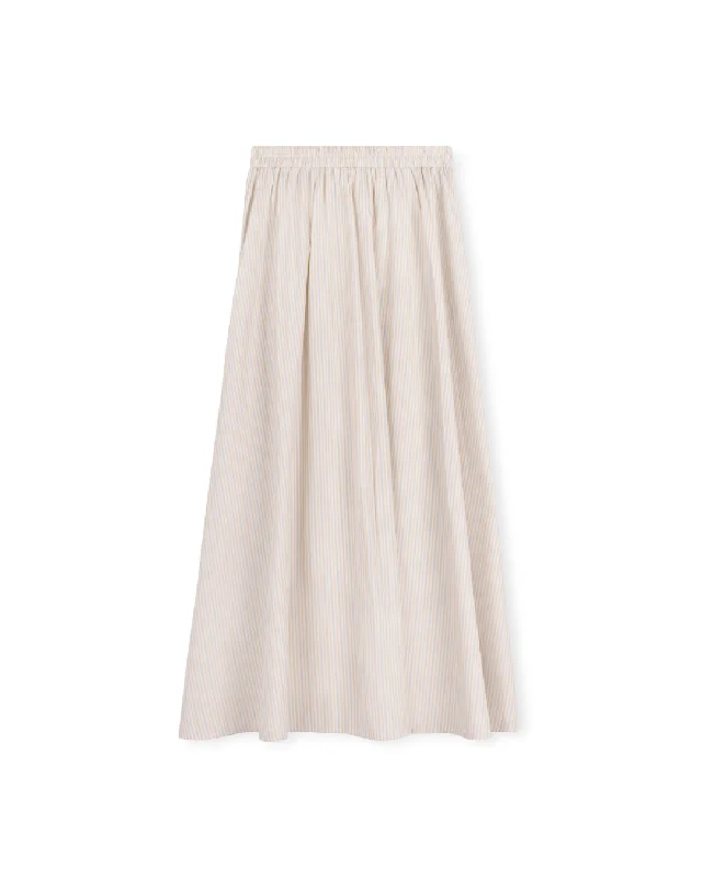 Madison Stripe Maxi Skirt corduroy skirt comfortable