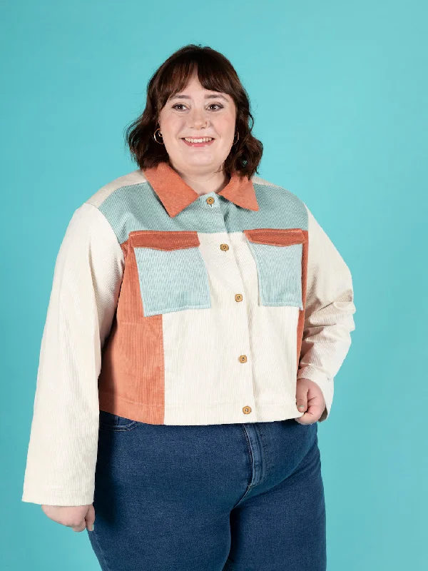 Tilly and the Buttons Sonny Jacket Tiered Jacket Buttoned Jacket Zippered Jacket