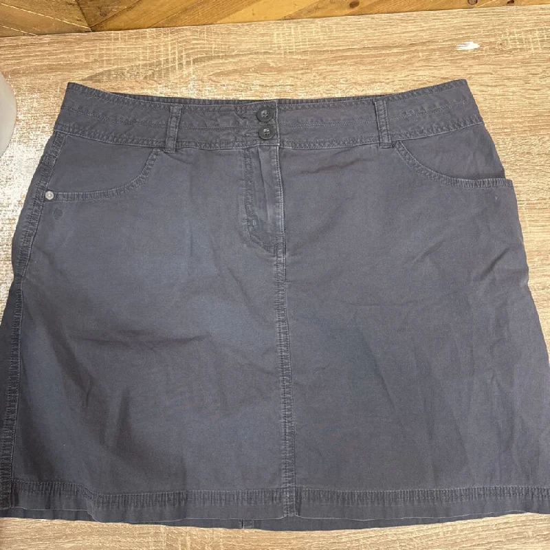 MEC- Casual skirt: Grey -women-14 velvet skirt sumptuous
