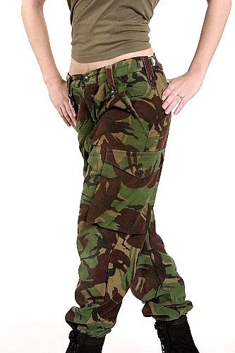 British Military P84 DPM Camouflage Combat Pants Soft Wool Pants