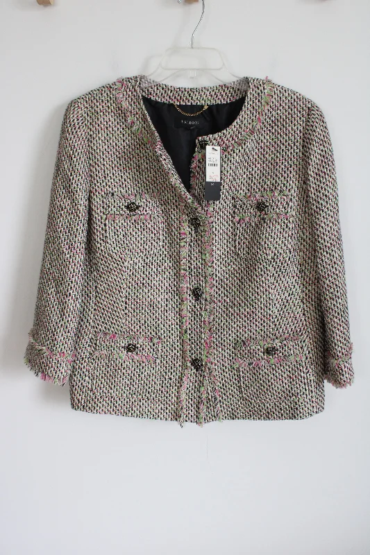 NEW Talbots Pink Green Tweed Jacket | 16 Corduroy Jacket Velvet Jacket Brocade Jacket NEW Talbots Pink Green Tweed Jacket | 16 Corduroy Jacket Velvet Jacket Brocade Jacket