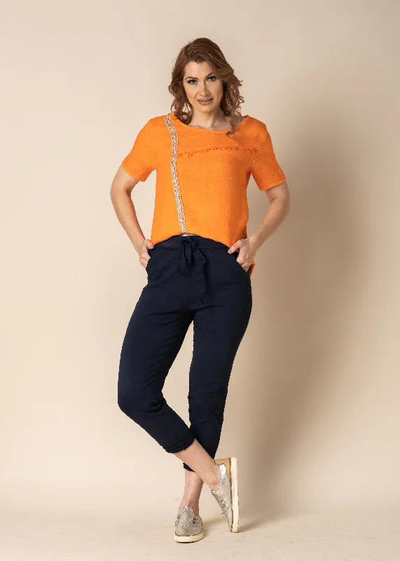 Miranda Pants in Navy Casual Lounge Pants
