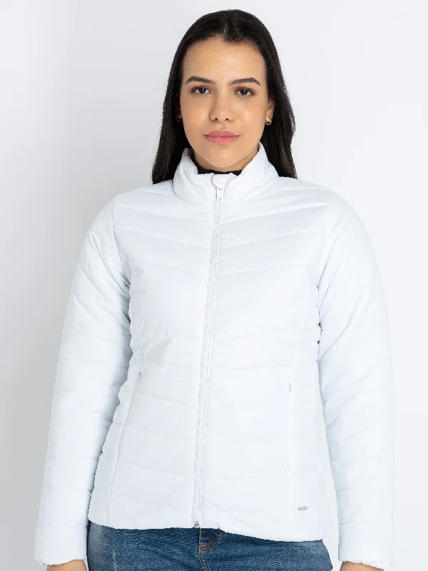 Womens Quilted High Neck Jacket Wool Jacket Cashmere Jacket Tweed Jacket