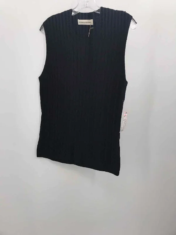 Pre-Owned Fairway & Greene Black Size Large Sweater High Neck Crew Neck V-Neck