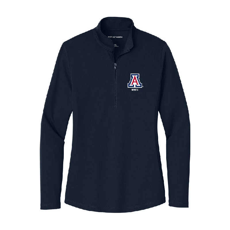 Arizona - NCAA Women's Gymnastics : Teagan White - Women's Lightweight Quarter Zip Jacket Quilted Jacket Puffer Jacket Insulated Jacket