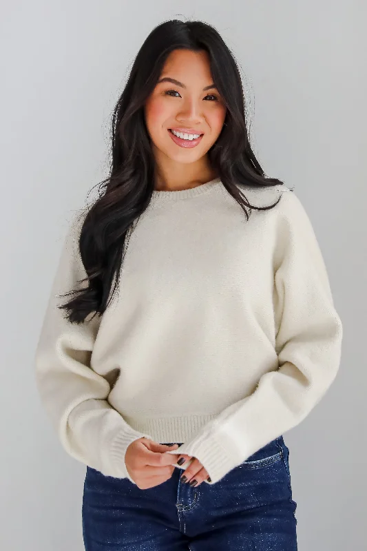 FINAL SALE - Splendid Mood Sweater Seamless Knitted Crochet