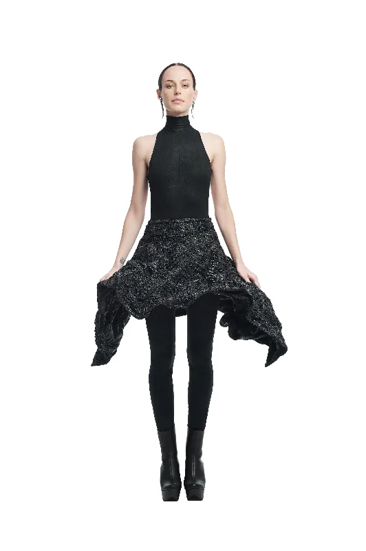 Magmatic Skirt leather skirt bold