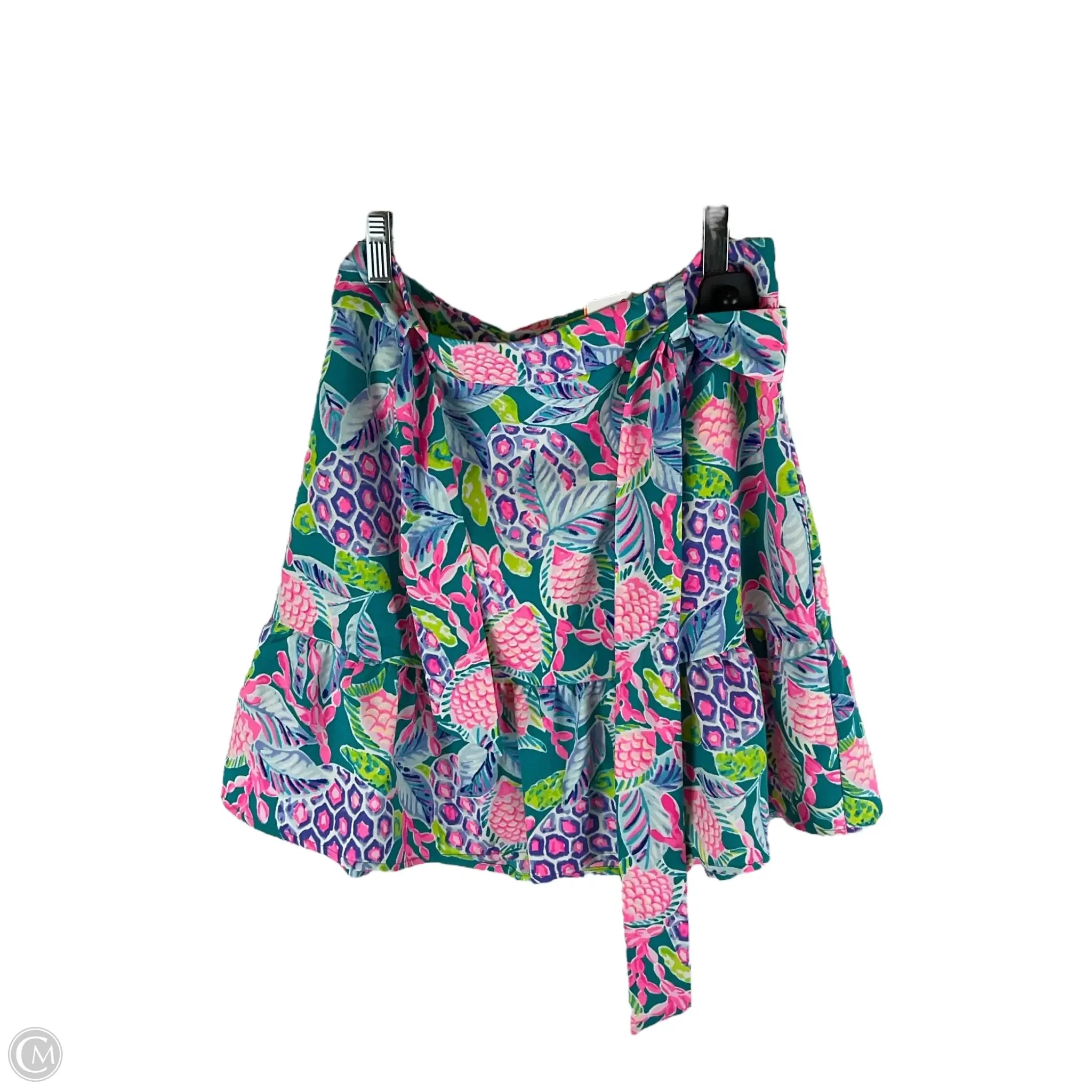 Skirt Designer By Lilly Pulitzer In Multi-colored, Size: 4 satin skirt smooth