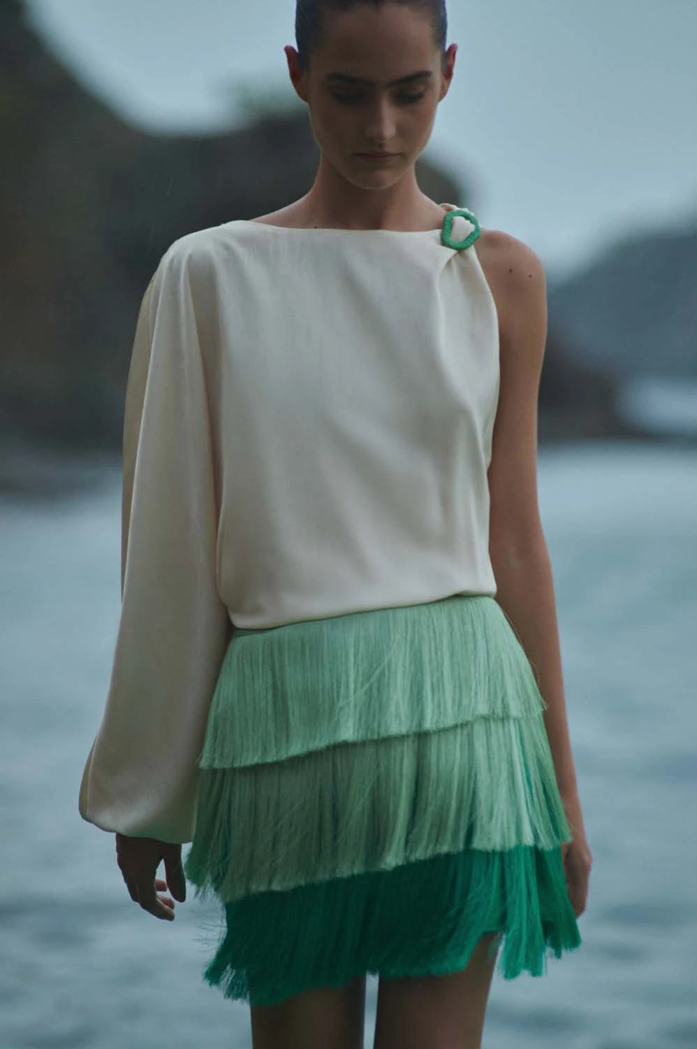 Olas Mini Skirt velvet skirt sumptuous