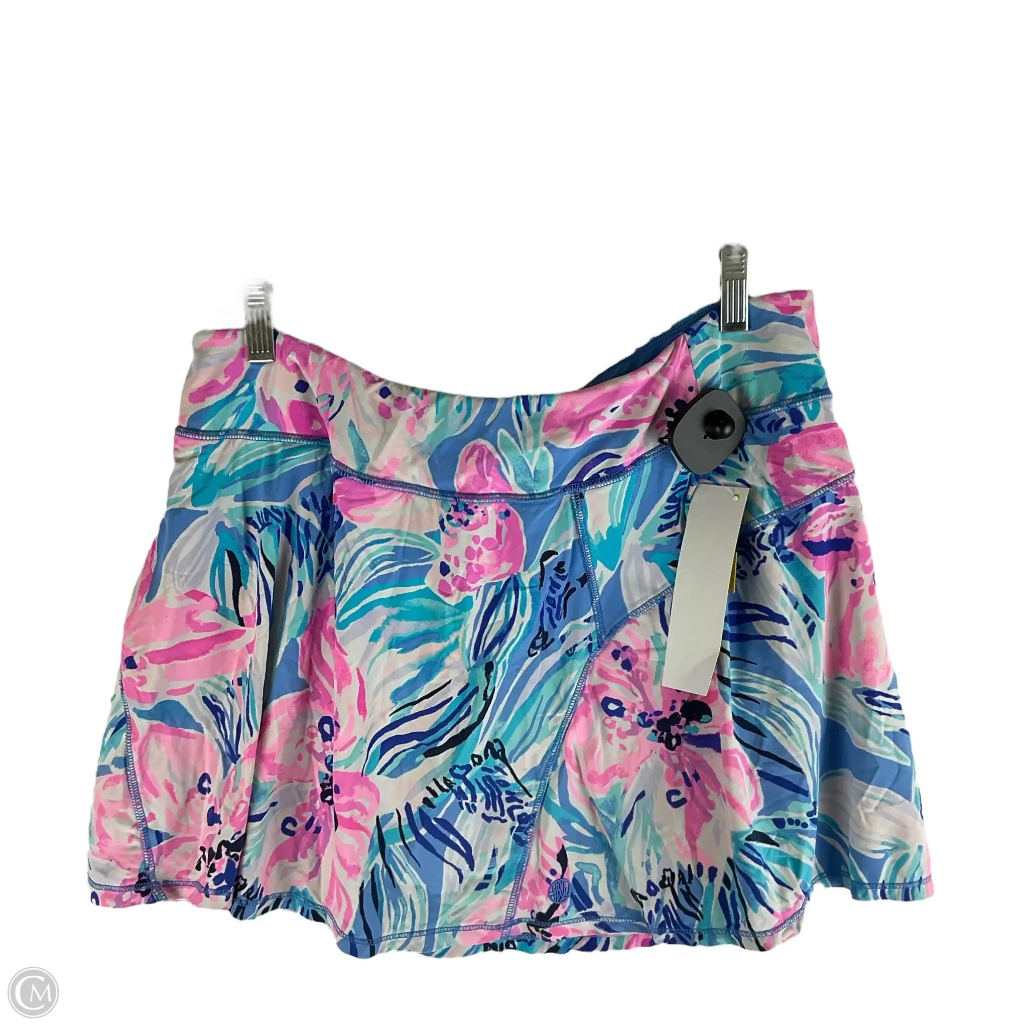 Skirt Designer By Lilly Pulitzer In Multi-colored, Size: L linen skirt breathable