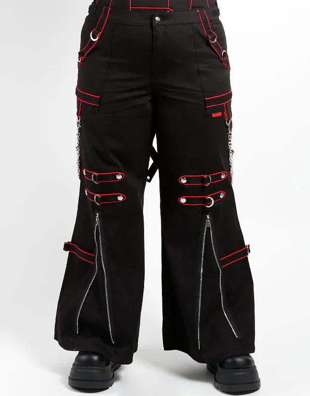 CURVE BAND DARK STREET PANT RED Casual Track Pants