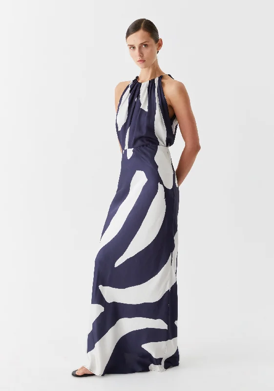 Fredrika Skirt_Print leather skirt modern
