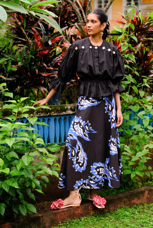 Orca Skirt Co-ord Set patchwork skirt art