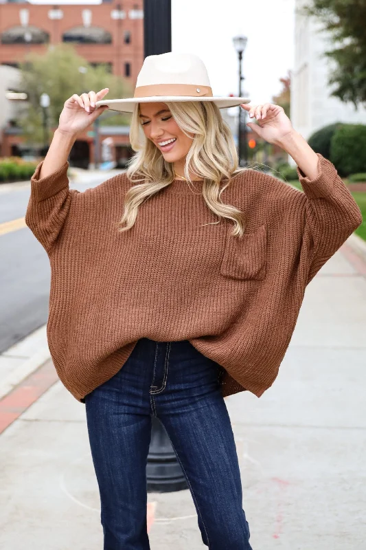 FINAL SALE - Hayden Oversized Sweater Nylon Fabric Polyester Fabric Spandex Fabric
