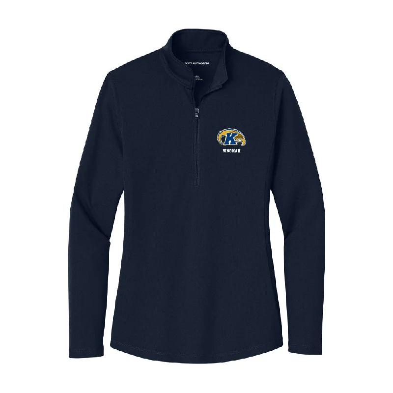 Kent State - NCAA Women's Gymnastics : Jersey bingman - Women's Lightweight Quarter Zip Jacket Collared Jacket Crew Neck Jacket Turtle Neck Jacket Kent State - NCAA Women's Gymnastics : Jersey bingman - Women's Lightweight Quarter Zip Jacket Collared Jacket Crew Neck Jacket Turtle Neck Jacket