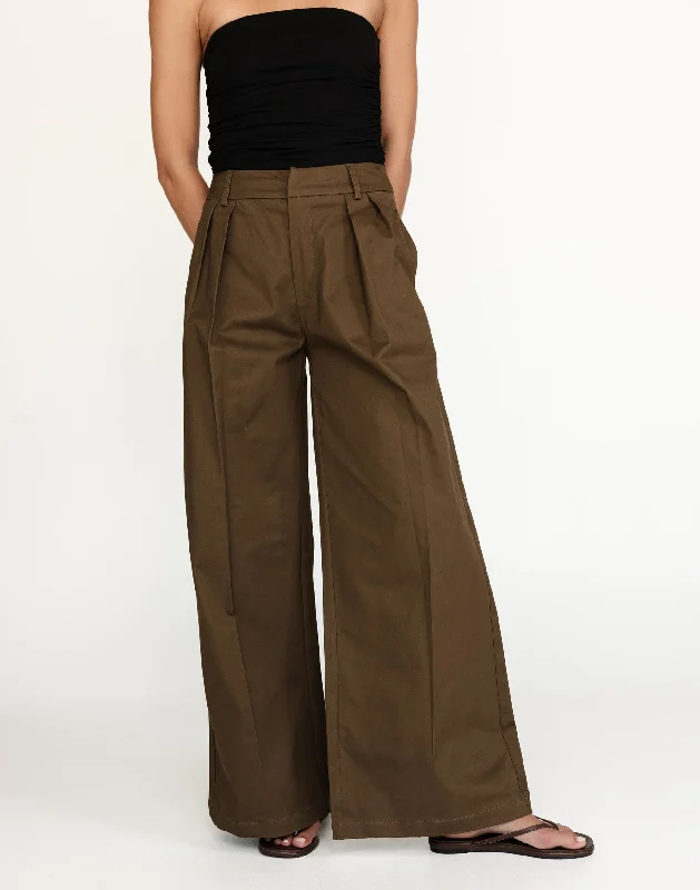 Joelle Pants (Oak) Soft Sweatpants Style