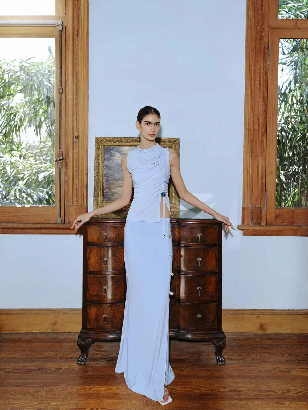 Uli Maxi Skirt high slit skirt