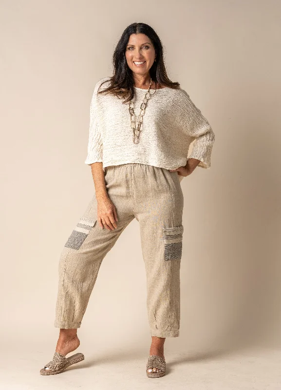 Mabel Pant in Latte Stylish Harem Pants