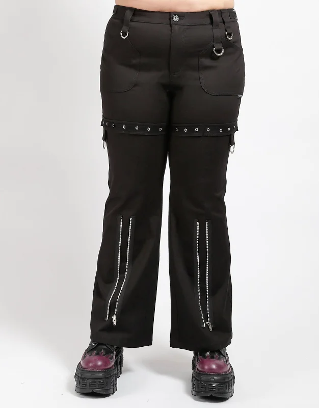 CURVE SUPER EYELET PANT BLACK Comfortable Denim Leggings
