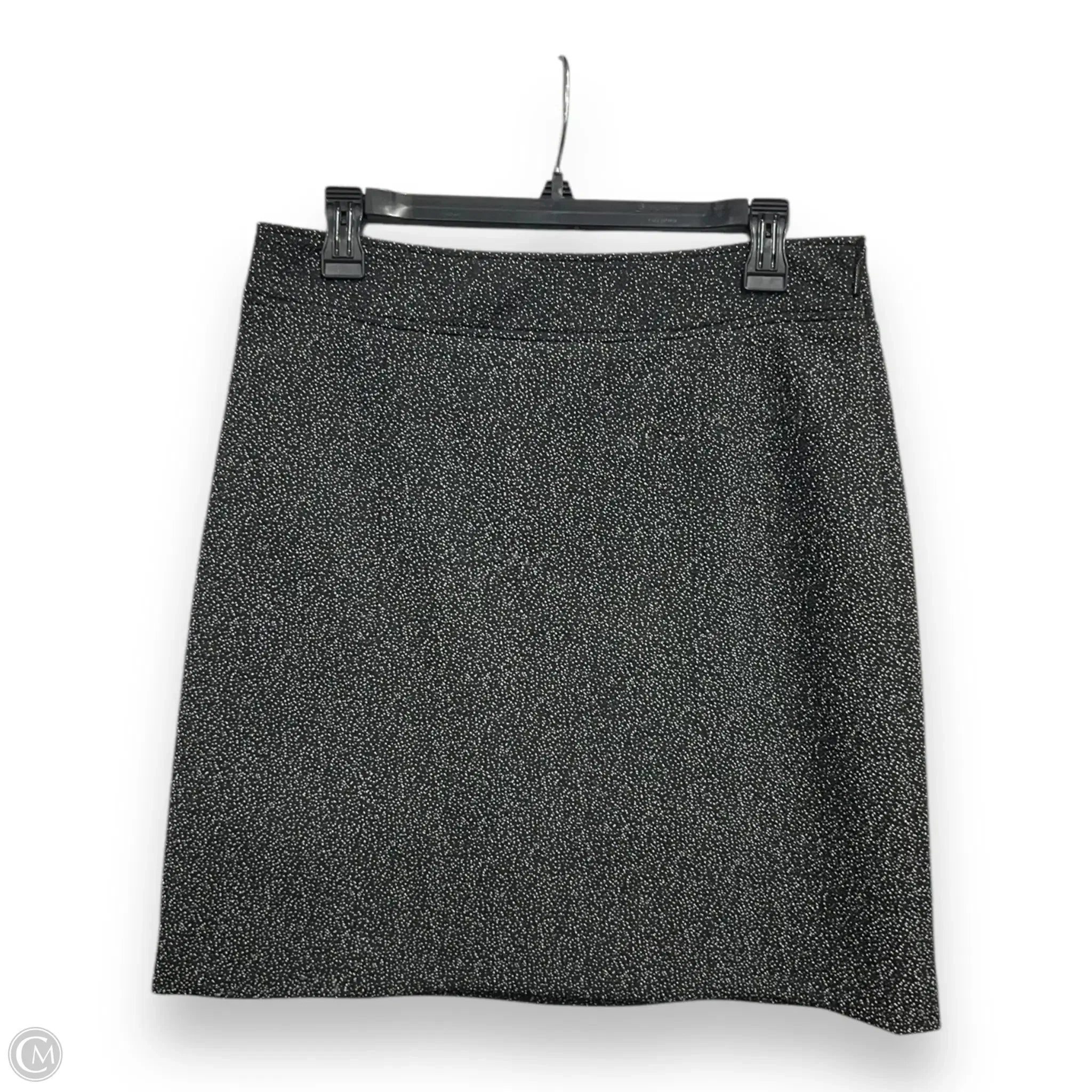Skirt Designer By Karl Lagerfeld In Black & White, Size: S silk skirt smooth