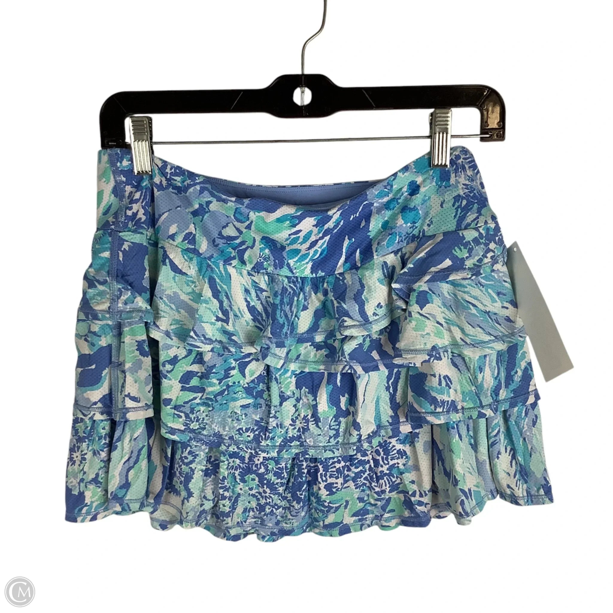 Skirt Designer By Lilly Pulitzer In Blue, Size: S cotton skirt soft