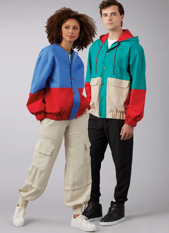 McCalls Unisex Jackets M8440 Nylon Jacket Polyester Jacket Spandex Jacket