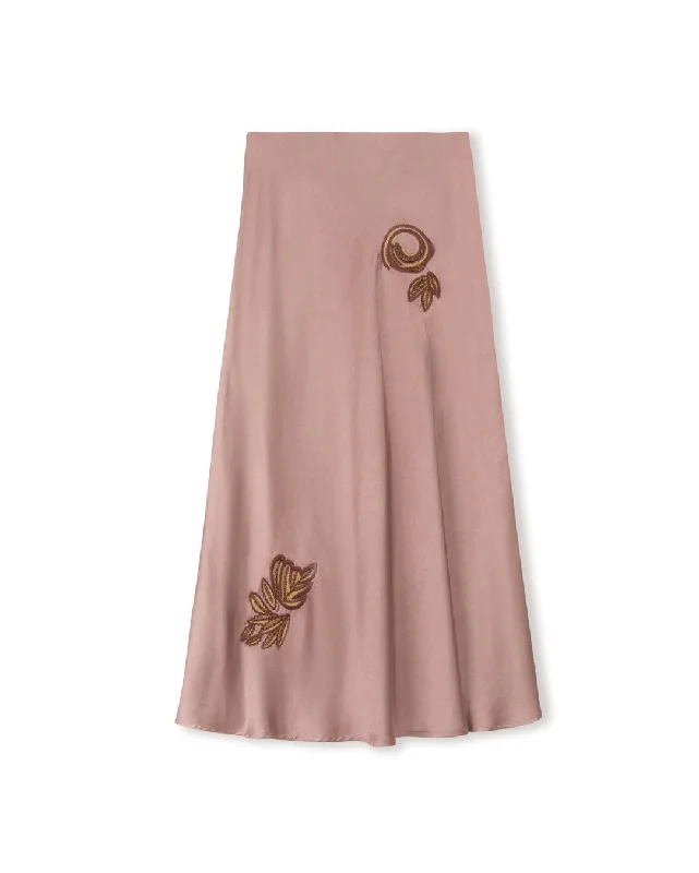 Richard Slip Skirt With Appliques seamless skirt comfort