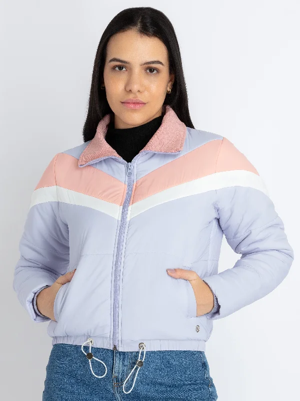 Womens Mix & Match High Neck Jacket Zippered Front Buttoned Front Snap Front