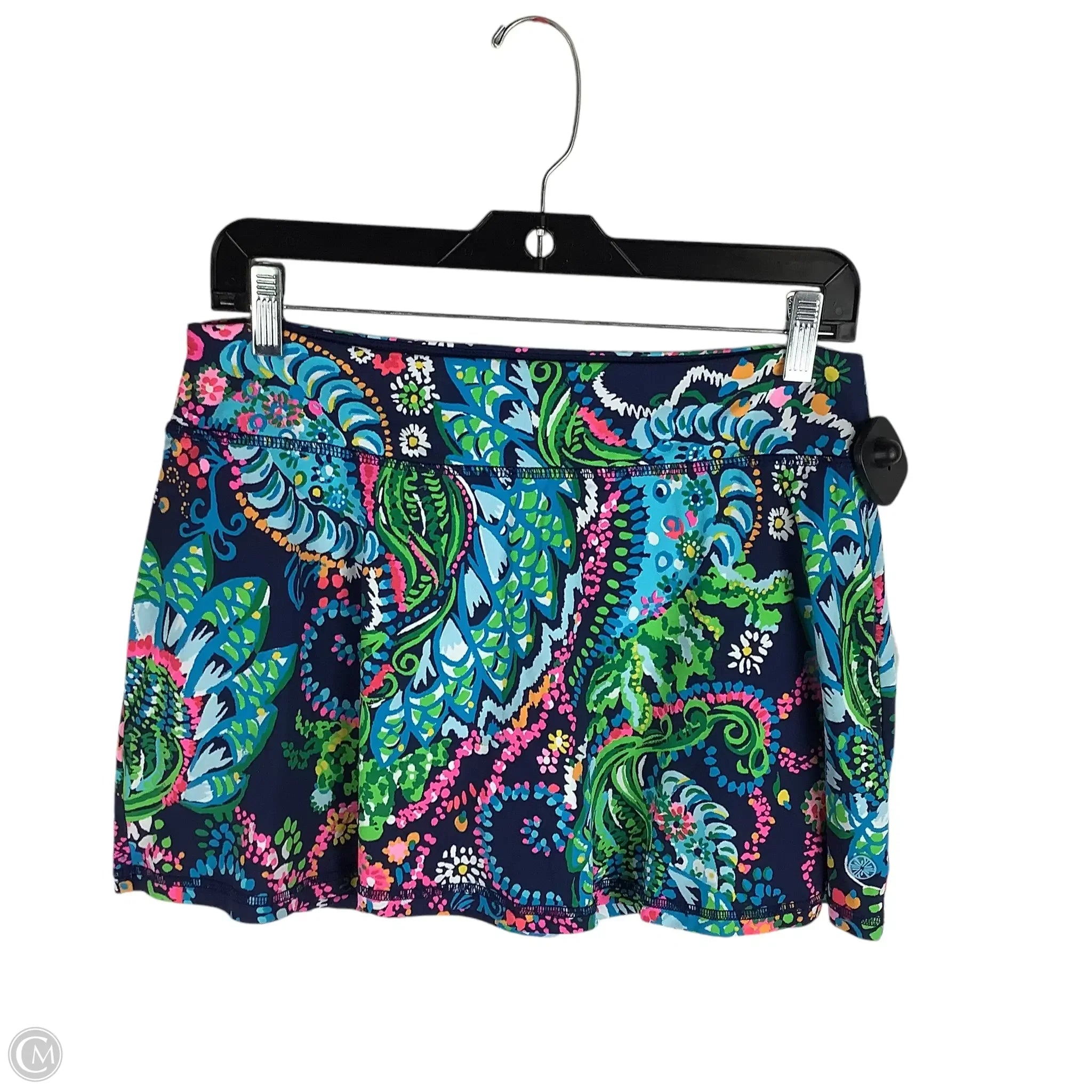 Skirt Designer By Lilly Pulitzer In Blue, Size: M wool skirt sturdy