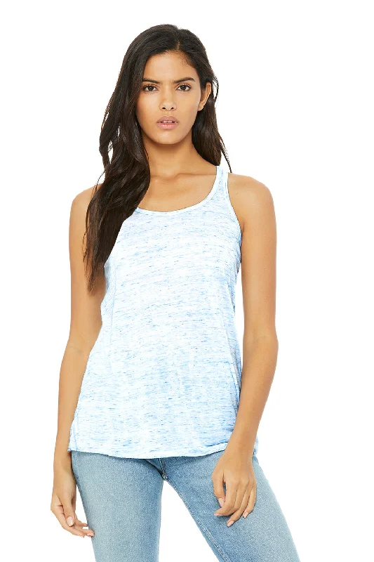 Bella + Canvas Womens Flowy Tank Top - Blue Marble