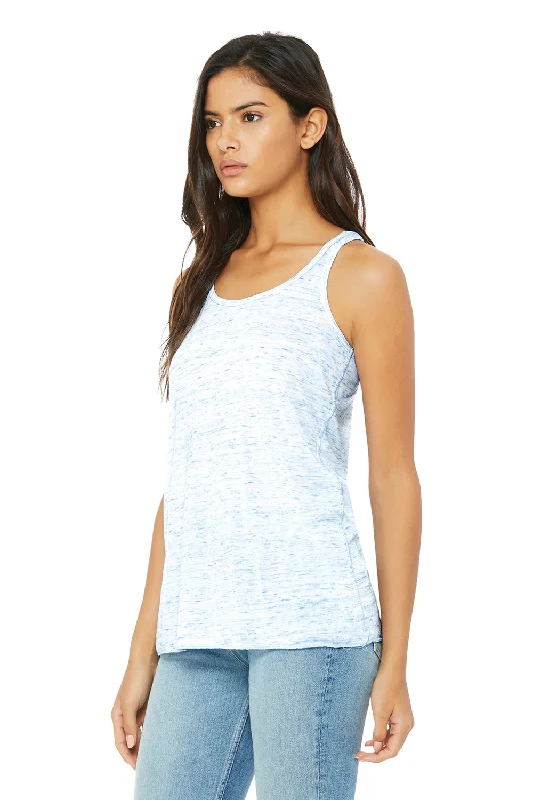 Bella + Canvas Womens Flowy Tank Top - Blue Marble