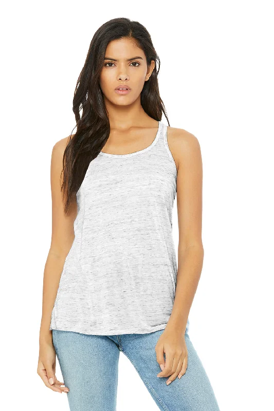 Bella + Canvas Womens Flowy Tank Top - White Marble