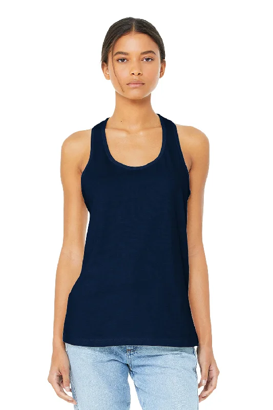 Bella + Canvas Womens Jersey Tank Top - Navy Blue