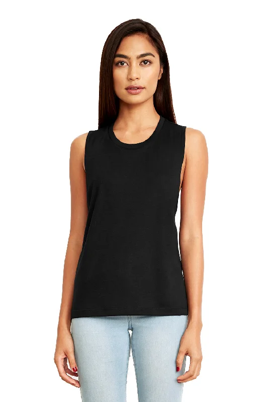 Next Level Womens Festival Muscle Tank Top - Black