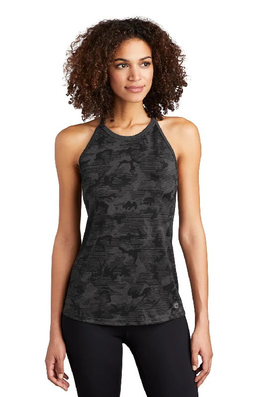 Ogio Womens Endurance Pulse Phantom Moisture Wicking Tank Top - Blacktop Camo