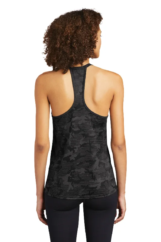 Ogio Womens Endurance Pulse Phantom Moisture Wicking Tank Top - Blacktop Camo