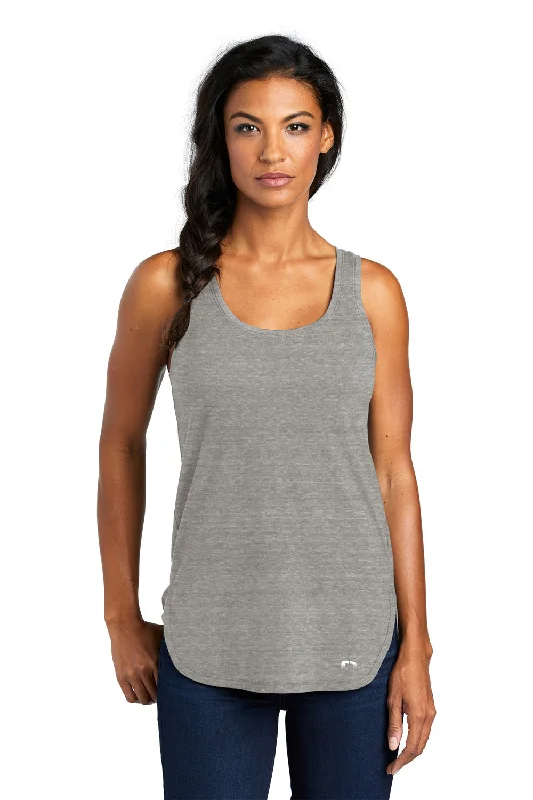 Ogio Womens Luuma Jersey Moisture Wicking Tank Top - Heather Petrol Grey